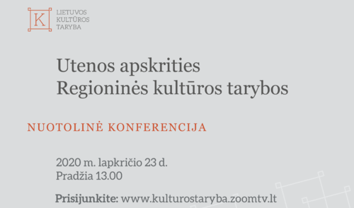 Utenos apskrities Regioninės kultūros tarybos kvietimas