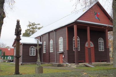Pakeista Kurklių Šv. Jurgio parapijos bažnyčios stogo danga