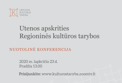 Utenos apskrities Regioninės kultūros tarybos kvietimas