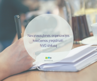 Nevyriausybinės organizacijos kviečiamos įregistruoti NVO statusą
