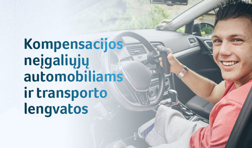 Dvigubai didesnės kompensacijos neįgaliųjų automobiliams, pigesnis viešasis transportas...