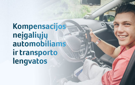 Dvigubai didesnės kompensacijos neįgaliųjų automobiliams, pigesnis viešasis transportas...