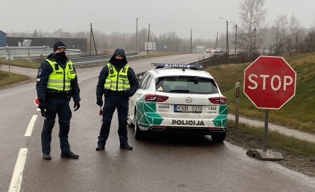 Savaitgalį į miestus neįleistos 294 transporto priemonės