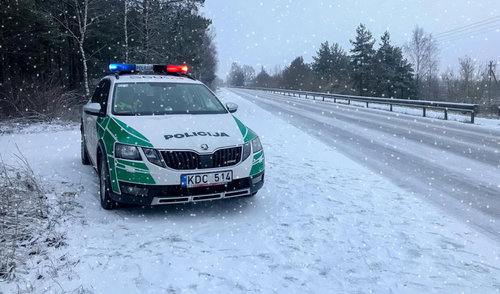 Policija kreipiasi į gyventojus: žiemos pramogomis mėgaukitės atsakingai