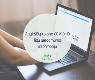 Anykščių rajono COVID-19 liga sergamumo informacija