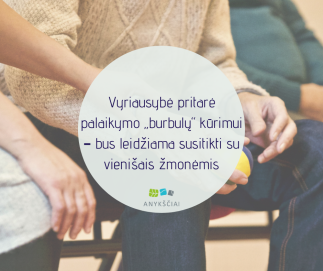 Vyriausybė pritarė palaikymo „burbulų“ kūrimui – bus leidžiama susitikti su vienišais žmonėmis