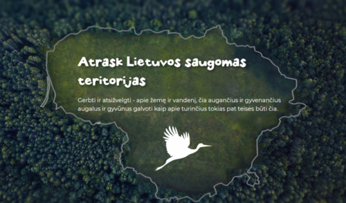 Startuoja nauja saugomoms teritorijoms skirta interneto svetainė