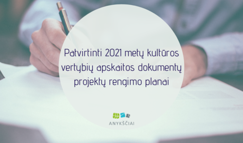 Patvirtinti 2021 metų kultūros vertybių apskaitos dokumentų projektų rengimo planai