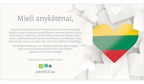 Sveikiname!