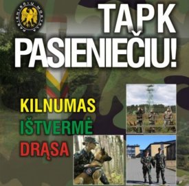 PASIENIEČIO PROFESIJA – TIK PASIENIEČIŲ MOKYKLOJE!