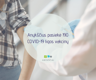 Anykščius pasiekė 190 COVID-19 ligos vakcinų