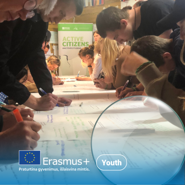 KVIEČIAME TEIKTI „ERASMUS+“ JAUNIMO SRITIES PARAIŠKAS PROJEKTAMS FINANSUOTI 2022 METAIS