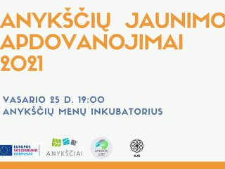 Anykščių jaunimo apdovanojimai 2021