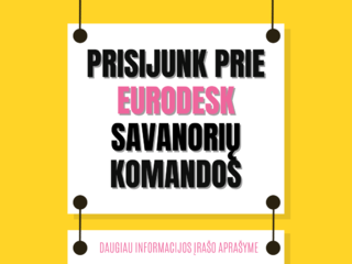 Tapk Eurodesk Lietuva savanoriu