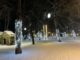 Svarbi Anykščių miesto dalis vis dar lieka šventiška