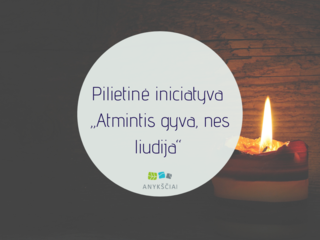 Sausio 13 – ąją minėkime kartu visuotine pilietine iniciatyva „Atmintis gyva, nes liudija“