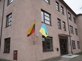 Anykščiai išreiškia palaikymą Ukrainai