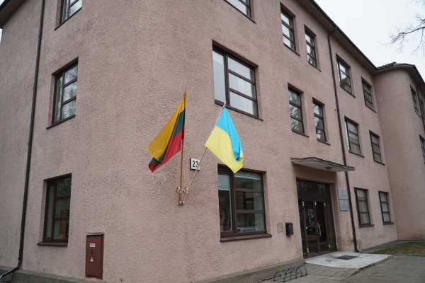 Anykščiai išreiškia palaikymą Ukrainai