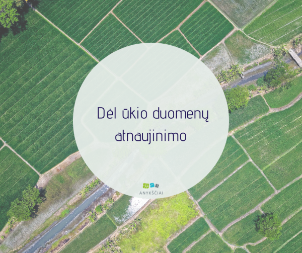  Dėl ūkio duomenų atnaujinimo
