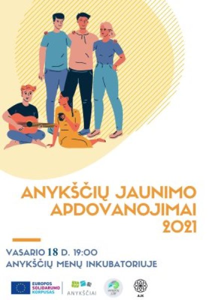Anykščių jaunimo apdovanojimai 2021