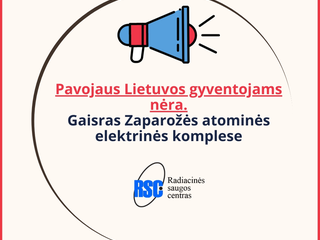  Pavojaus Lietuvos gyventojams nėra Gaisras Zaparožės atominės elektrinės komplese