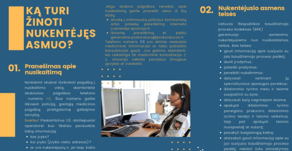 Parengtas elektroninis informacinis leidinys „Ką turi žinoti nukentėjęs asmuo?“