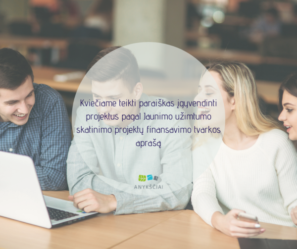 Kviečiame teikti paraiškas