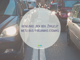 RENGINIO „BĖK BĖK, ŽIRGELI!“ METU BUS RIBOJAMAS EISMAS