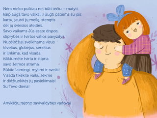 Sveikinimas Tėvo dienos proga
