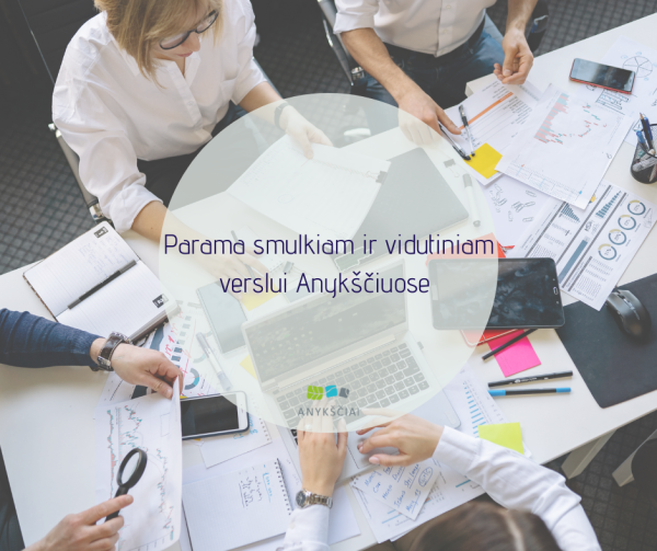 Parama smulkiam ir vidutiniam verslui Anykščiuose 