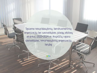 Tęsiama nevyriausybinių, bendruomeninių organizacijų bei savivaldybės įstaigų atstovų atranka į...
