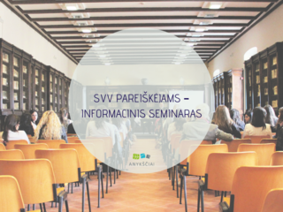 SVV PAREIŠKĖJAMS – INFORMACINIS SEMINARAS