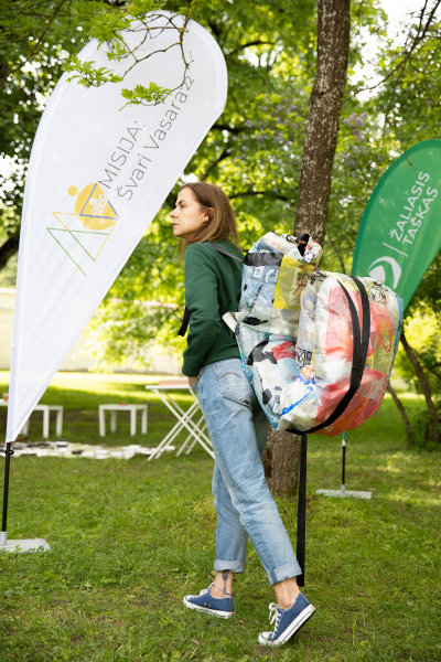 „Misija: švari vasara‘22“ rezultatai Anykščiuose: plastikinės maisto pakuotės, buteliai ir...