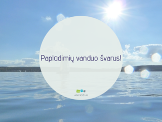 Paplūdimių vanduo švarus!
