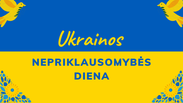 UKRAINOS NEPRIKLAUSOMYBĖS DIENĄ – PALAIKYMO RENGINYS ANYKŠČIUOSE