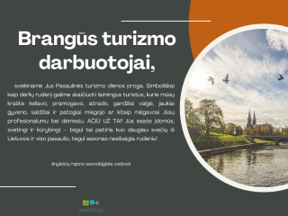 Sveikiname turizmo sektoriaus darbuotojus!