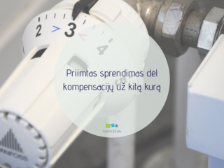 Priimtas sprendimas dėl kompensacijų už kitą kurą