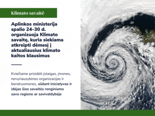 Kviečiame prisidėti prie Klimato savaitės
