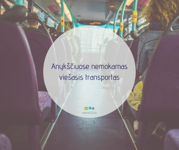 Anykščiuose nemokamas viešasis transportas