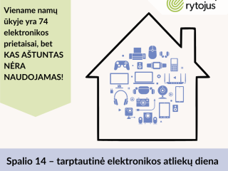 Artėja tarptautinė elektronikos atliekų diena – užsisakykite nemokamą jų išvežimą