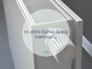 DĖL BŪSTO ŠILDYMO IŠLAIDŲ KOMPENSACIJŲ
