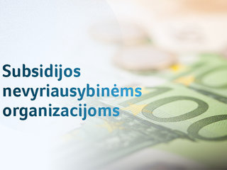 Nevyriausybinės organizacijos dar gali teikti paraiškas subsidijoms gauti