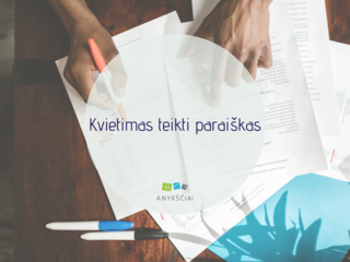 Kviečiame teikti paraiškas