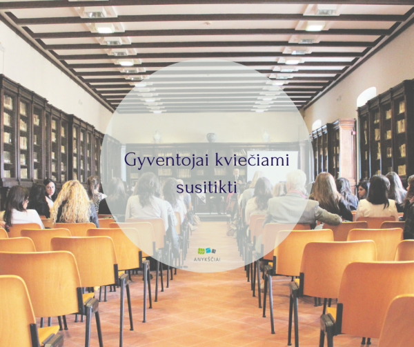 Gyventojai kviečiami susitikti