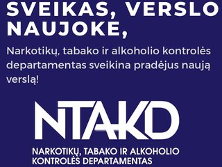 Pranešimas apie mokymus verslo naujokams