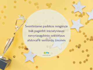 Šventiniame padėkos renginyje bus pagerbti iniciatyviausi nevyriausybinio sektoriaus atstovai ir...