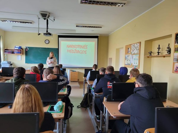 Veiksmai po gimnazijose gautų aplinkos testavimo rezultatų