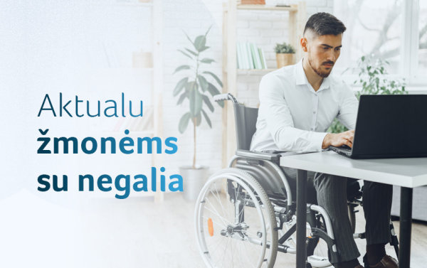 Aktualu žmonėms su regos negalia: techninės pagalbos priemonės bus labiau prieinamos