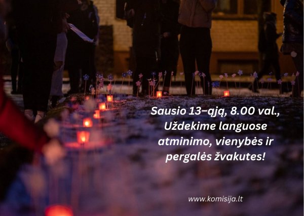 Sausio 13-oji – Laisvės gynėjų diena