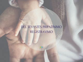 DĖL TĖVYSTĖS PRIPAŽINIMO REGISTRAVIMO